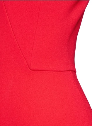 Detail View - Click To Enlarge - VICTORIA BECKHAM - V-neck matte crepe dress