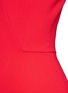Detail View - Click To Enlarge - VICTORIA BECKHAM - V-neck matte crepe dress