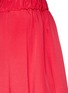 Detail View - Click To Enlarge - VICTORIA BECKHAM - Crepe morocain pleated culottes