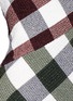 Detail View - Click To Enlarge - VICTORIA BECKHAM - Bounce gingham check patchwork open back dress