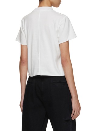 Back View - Click To Enlarge - THE ROW - Fedrino Cotton T-Shirt
