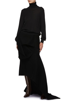 Figure View - Click To Enlarge - THE ROW - Malvasia Cashmere Skirt