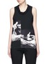 Main View - Click To Enlarge - VICTORIA BECKHAM - Surfer print sleeveless crepe top
