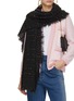 Figure View - Click To Enlarge - FALIERO SARTI - Chequered Wool Blend Scarf