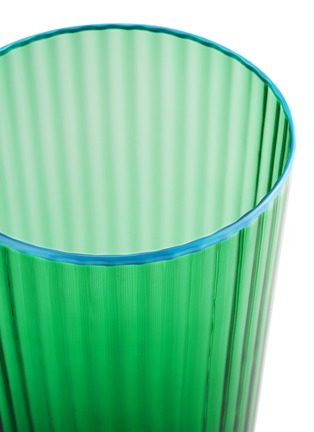 Detail View - Click To Enlarge - AQUAZZURA - Striped Tumblers Set of 2 — Emerald