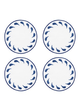 Main View - Click To Enlarge - AQUAZZURA - Jaipur Porcelain Coaster — Set Of 4