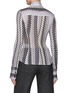 Back View - Click To Enlarge - MISSONI - Lurex Zig Zag Fitted Blouse