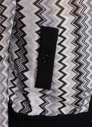  - MISSONI - Lurex Zig Zag Cardigan