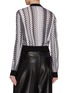 Back View - Click To Enlarge - MISSONI - Lurex Zig Zag Cardigan