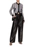 Figure View - Click To Enlarge - MISSONI - Lurex Zig Zag Cardigan