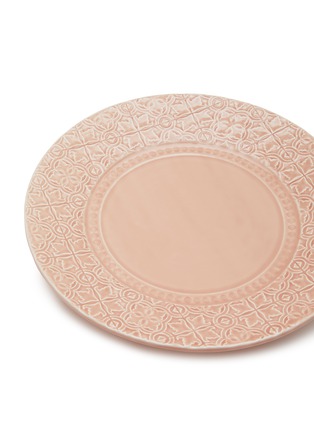 Detail View - Click To Enlarge - BORDALLO PINHEIRO - Rua Nova Charger Plate — Pink