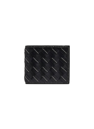 Main View - Click To Enlarge - BOTTEGA VENETA - Intrecciato 15 Avenue Stitch Leather Bi-fold Wallet