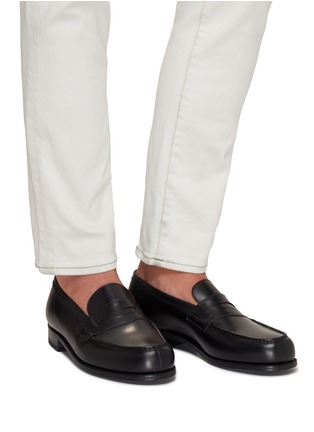 Figure View - Click To Enlarge - J.M. WESTON - 180 Leather Loafers