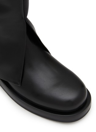 Detail View - Click To Enlarge - PEDDER RED - Melinda Fold Over Leather Ankle Boots