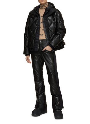 Figure View - Click To Enlarge - BOGNER - Quilted Leather Ski Pants
