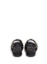 Back View - Click To Enlarge - ASH - 'Stone' embellished leather slingback sandals