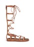 Main View - Click To Enlarge - ASH - 'Miracle' stud knee high leather gladiator sandals