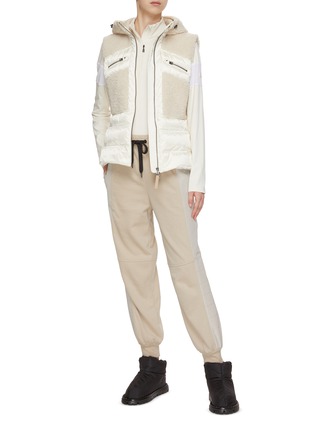 Figure View - Click To Enlarge - BOGNER - Lambskin Belted Down Vest