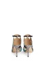 Back View - Click To Enlarge - CHELSEA PARIS - 'Huzar' mix snakeskin leather caged sandals