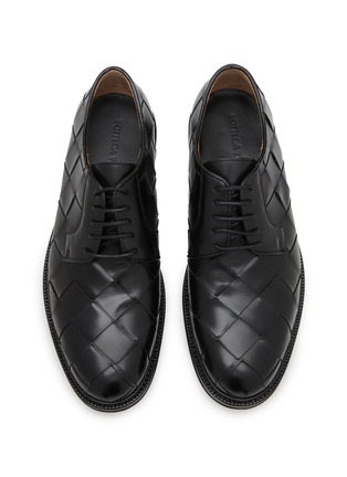 Detail View - Click To Enlarge - BOTTEGA VENETA - Intrecciato Leather Derby Shoes