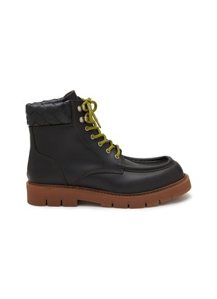 BOTTEGA VENETA | Haddock Lace-Up Leather Ankle Boots