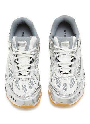 Detail View - Click To Enlarge - BOTTEGA VENETA - Orbit Low Top Leather Men's Sneakers