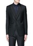 Main View - Click To Enlarge - - - Satin peak lapel wool-silk tuxedo blazer and waistcoat set