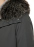  - YVES SALOMON - Down Padded Parka Jacket With Removable Fur Trim & Lining