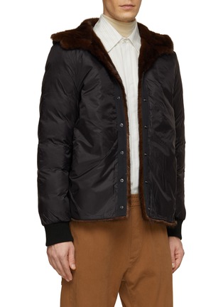 Detail View - Click To Enlarge - YVES SALOMON - Down Padded Parka Jacket With Removable Lining