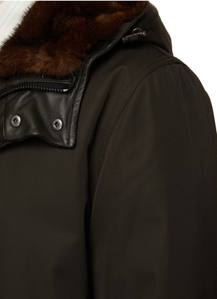  - YVES SALOMON - Down Padded Parka Jacket With Removable Lining