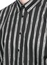 Detail View - Click To Enlarge - - - Vertical stripe cotton poplin shirt