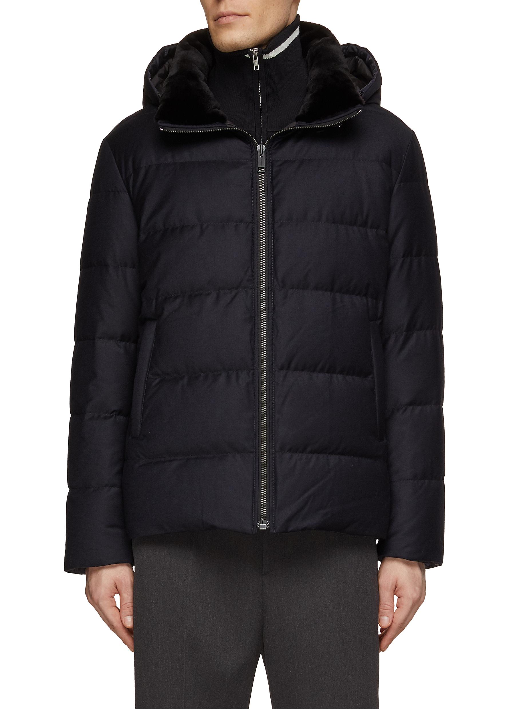 Yves salomon puffer deals jacket