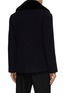 Back View - Click To Enlarge - YVES SALOMON - Double Breasted Wool Overcoat