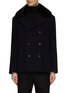 Main View - Click To Enlarge - YVES SALOMON - Double Breasted Wool Overcoat