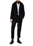 Figure View - Click To Enlarge - YVES SALOMON - Double Breasted Wool Overcoat