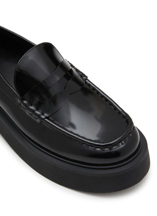 Detail View - Click To Enlarge - PEDDER RED - Emerson 40 Leather Platform Loafers