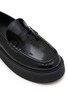 Detail View - Click To Enlarge - PEDDER RED - Emerson 40 Leather Platform Loafers