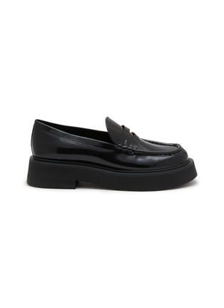 Main View - Click To Enlarge - PEDDER RED - Emerson 40 Leather Platform Loafers