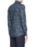Back View - Click To Enlarge - - - 'Gold' bird and bamboo print poplin shirt
