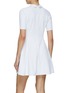 Back View - Click To Enlarge - GOSPHERES - Pique Pleats Mini Dress