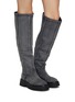 Figure View - Click To Enlarge - PEDDER RED - Daria Denim Tall Boot