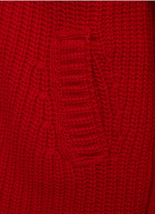  - HERNO - High Neck Detachable Hood Knit Jacket