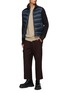 Figure View - Click To Enlarge - HERNO - Puffer Knit Bomber