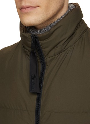 Detail View - Click To Enlarge - HERNO - Laminar Hooded High Neck Puffer Vest