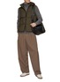 Figure View - Click To Enlarge - HERNO - Laminar Hooded High Neck Puffer Vest