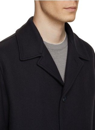 Detail View - Click To Enlarge - HERNO - Hooded Button Front Coat