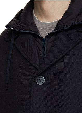  - HERNO - Hooded Button Front Coat