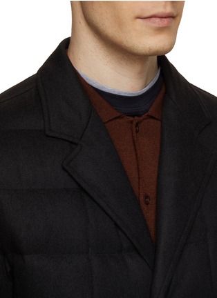 Detail View - Click To Enlarge - HERNO - High Neck Puffer Bomber Jacket
