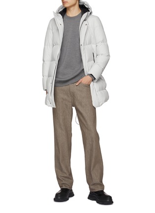 Figure View - Click To Enlarge - HERNO - Larminar Goose Down Windstopper Puffer Parka