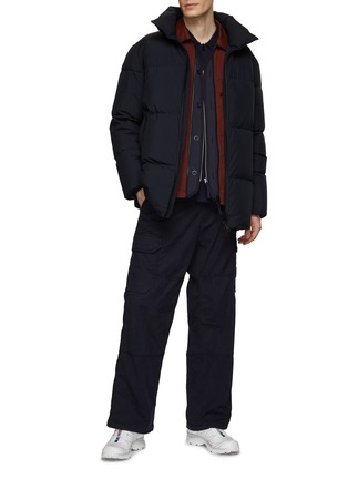 Figure View - Click To Enlarge - HERNO - Laminar High Neck  Puffer Coat